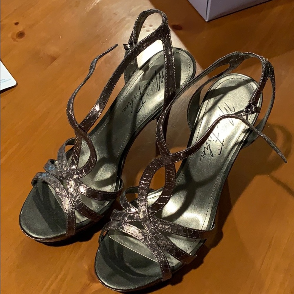 Marc Fisher Silver Heels